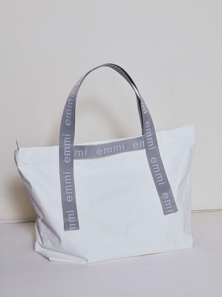 emmi atelier「【ONLINE限定】撥水emmiロゴビックトートバッグ」|トートバッグ|