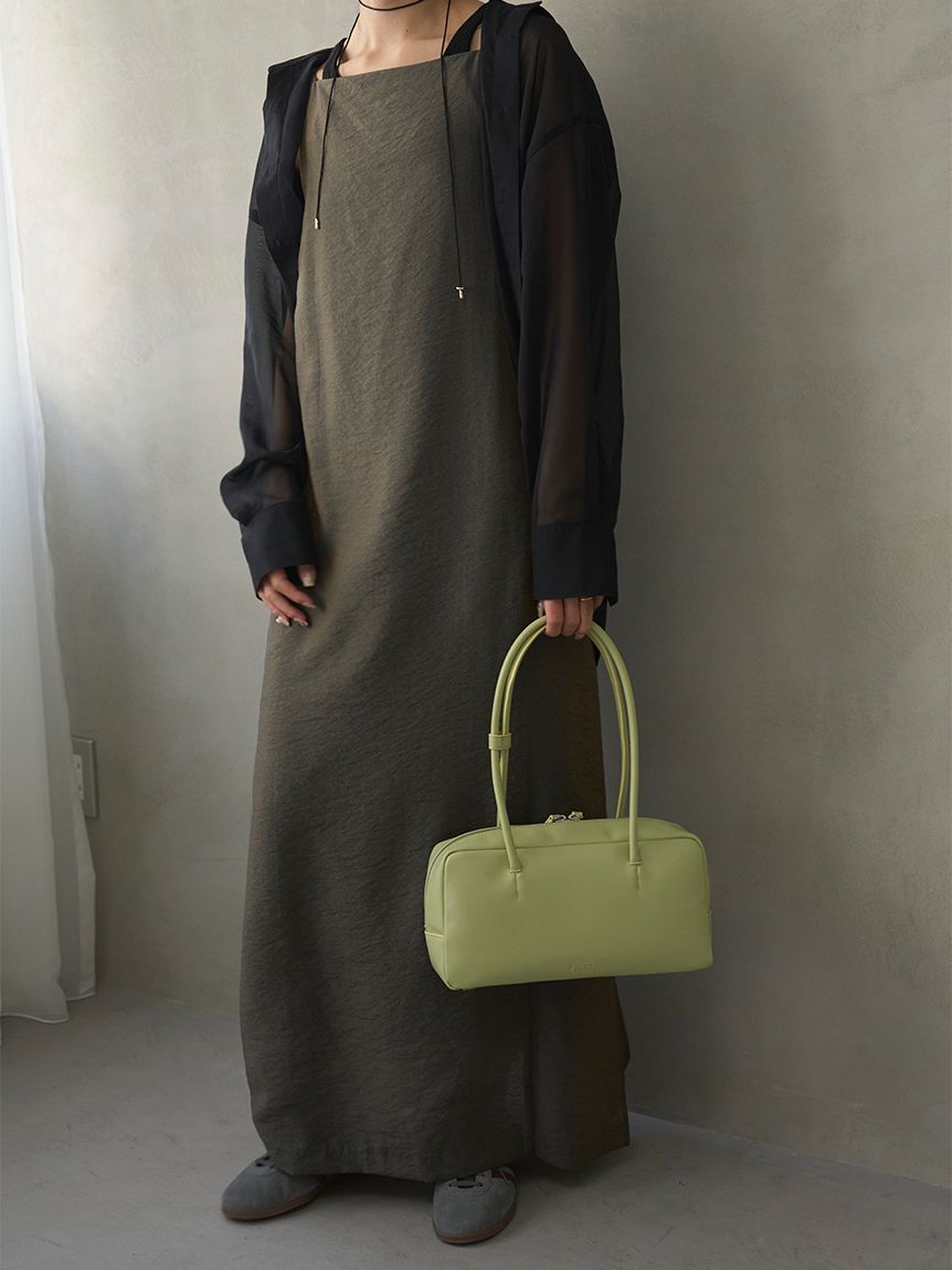 emmi atelier「エプロンライクキャミワンピース」|ワンピース|