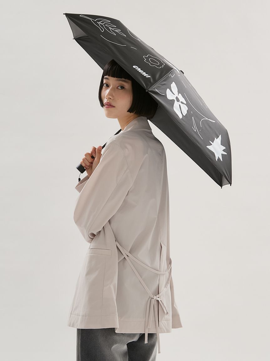 emmi atelier「【emmi&times;PROTECT U】フラワープリントアンブレラ/UVカット」|傘|
