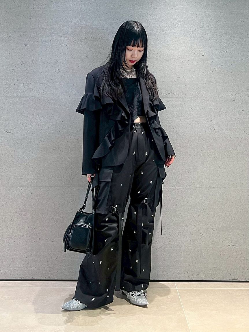 FURFUR「フリルデザインテーラードジャケット」|テーラードジャケット|