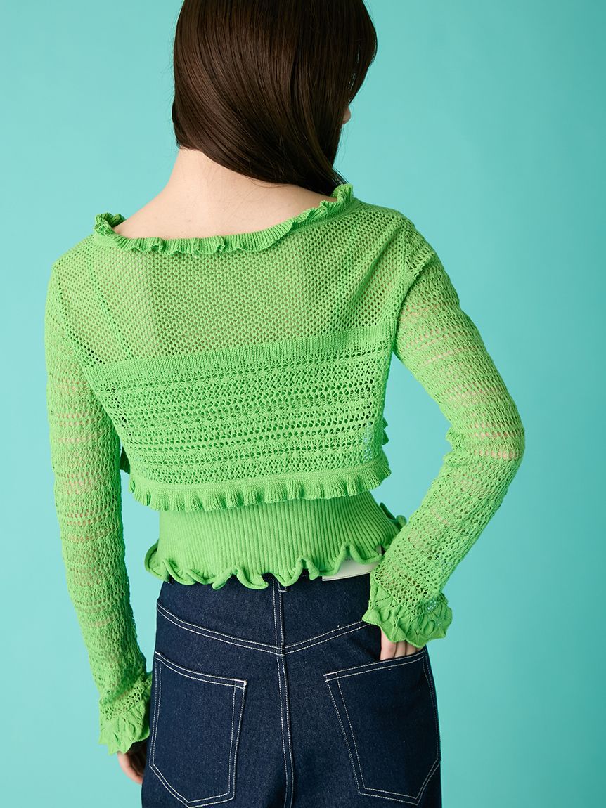 FURFUR「キャミソールセットカーディガン」|カーディガン|