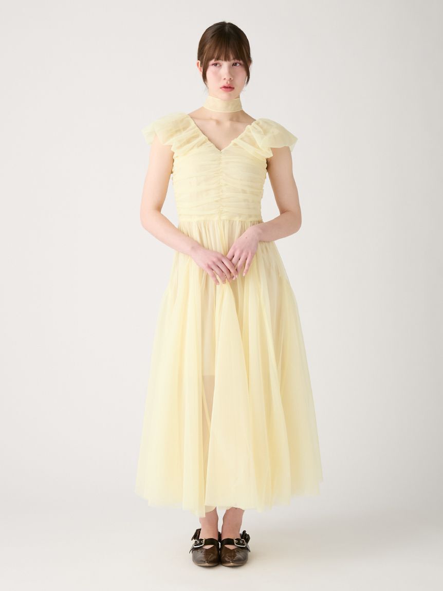 FURFUR「ボリュームチュールドレス」|ドレス|