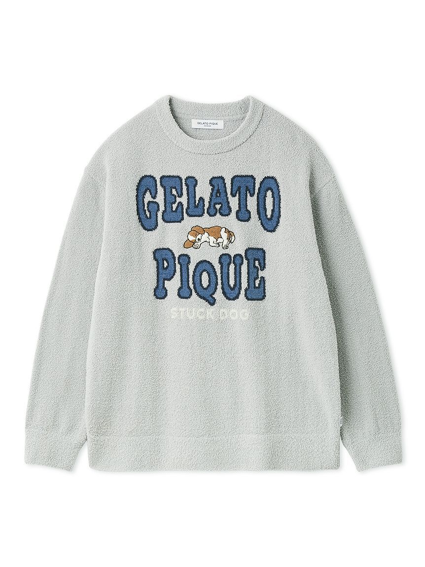 GELATO PIQUE HOMME「【HOMME】エアリーモコスリーピングドッグプルオーバー」|プルオーバー|LGRY