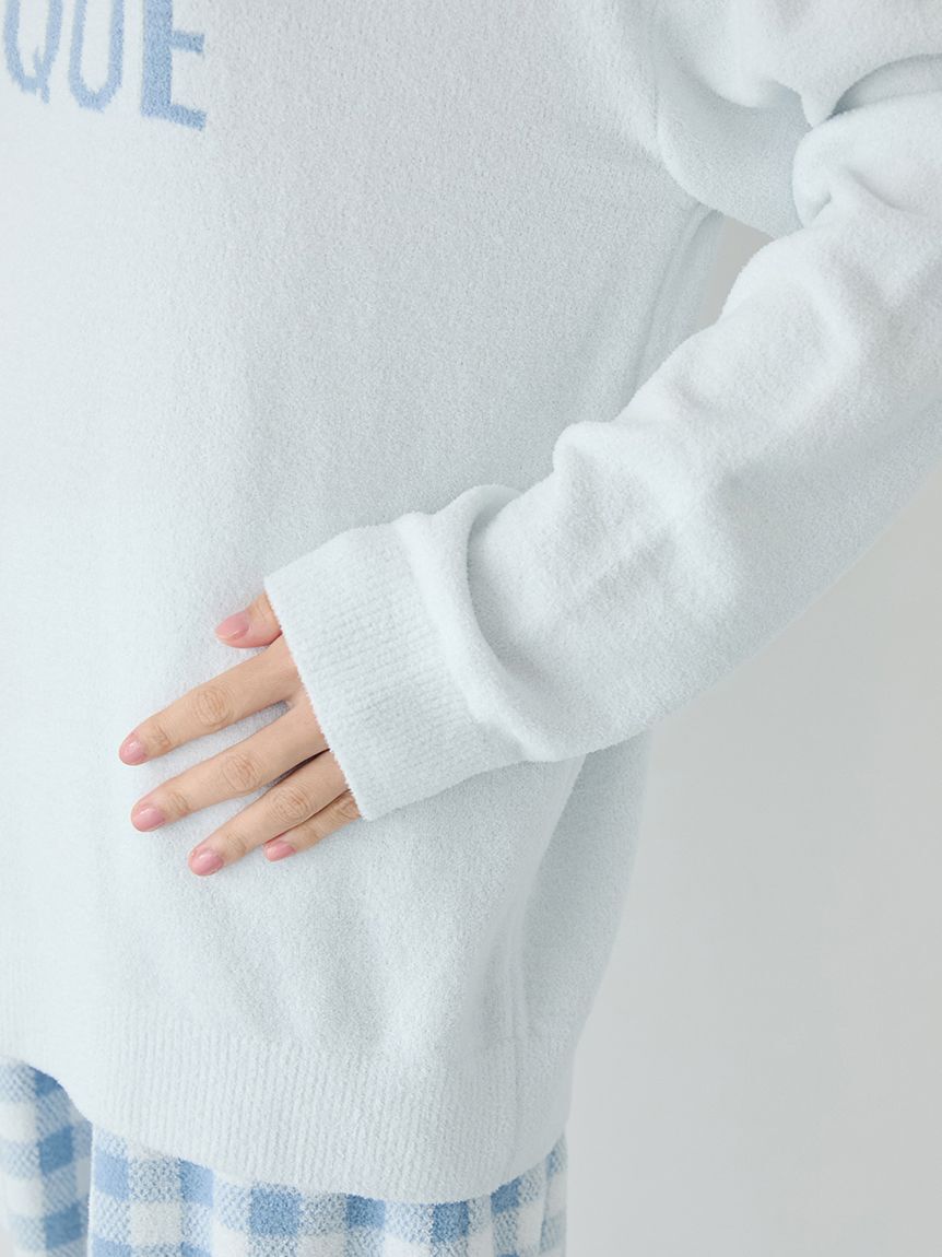 gelato pique「ロゴプルオーバー&チェックショートパンツセット」|ルームウェア|