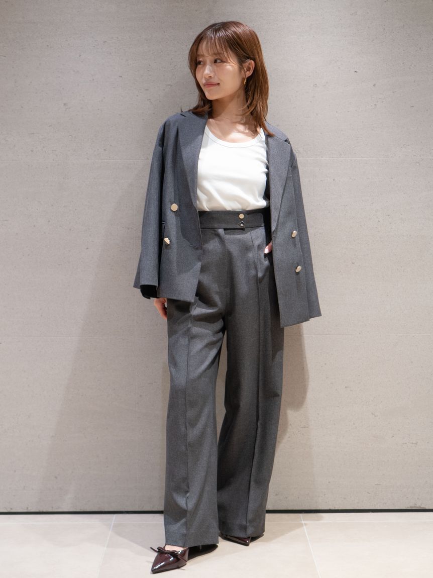 SNIDEL「UネックTシャツ」|Tシャツ・カットソー|