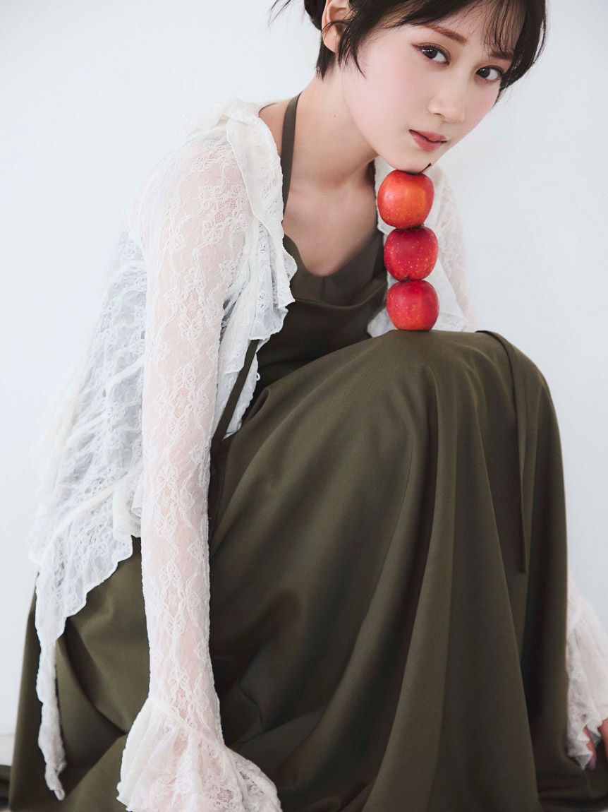 SNIDEL「カットレースフリルプルオーバー」|Tシャツ・カットソー|