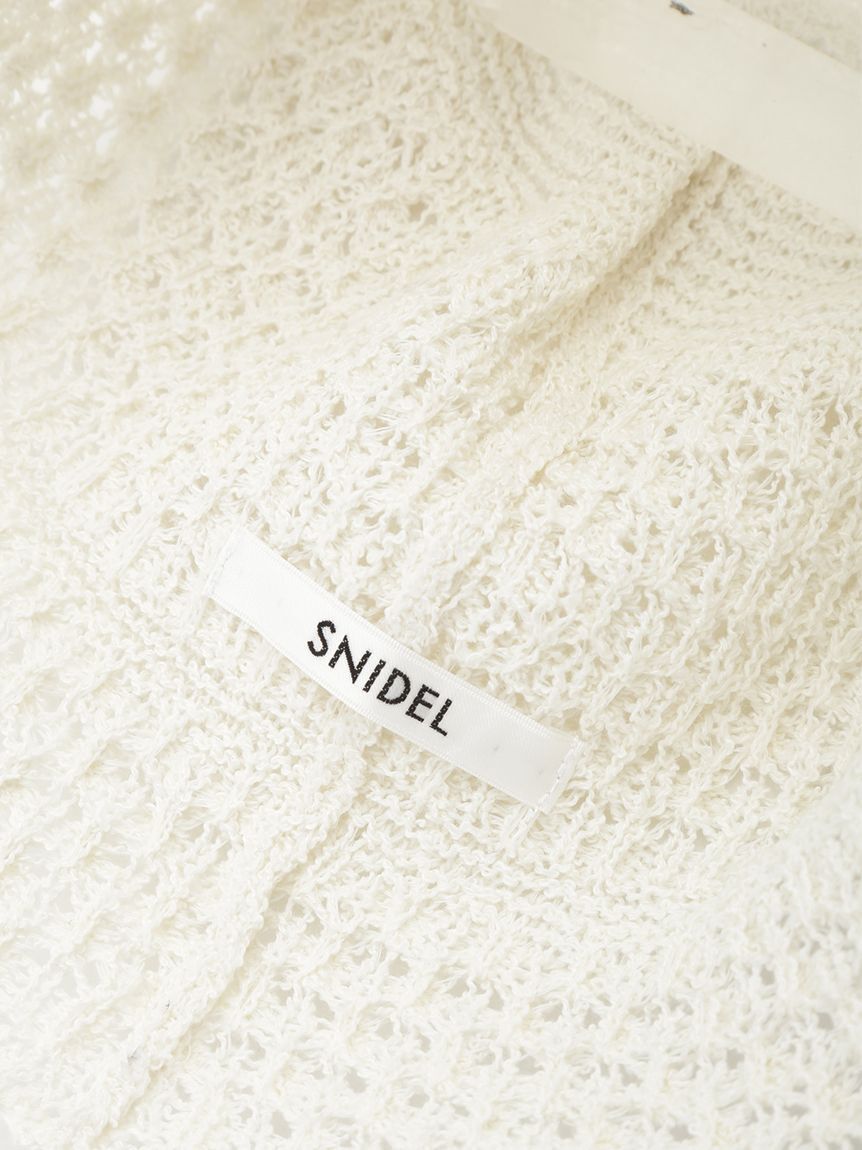 SNIDEL「クロシェハット」|ハット|