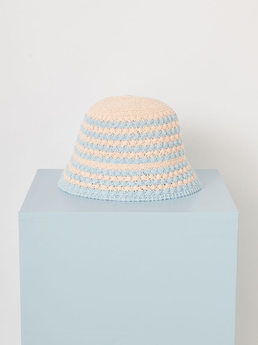 SNIDEL「クロシェハット」|ハット|MIX