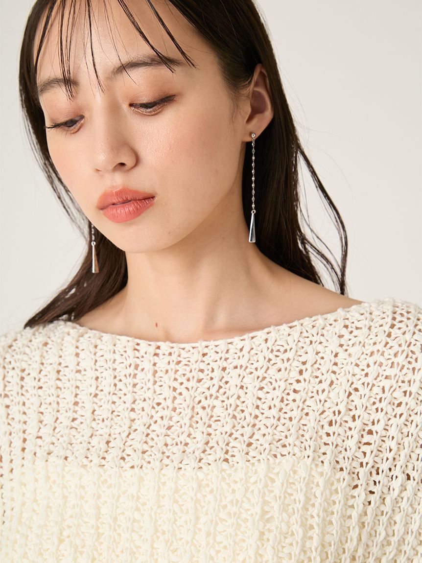 FRAY I.D「スラブコットンローゲージニット」|ニット・セーター|