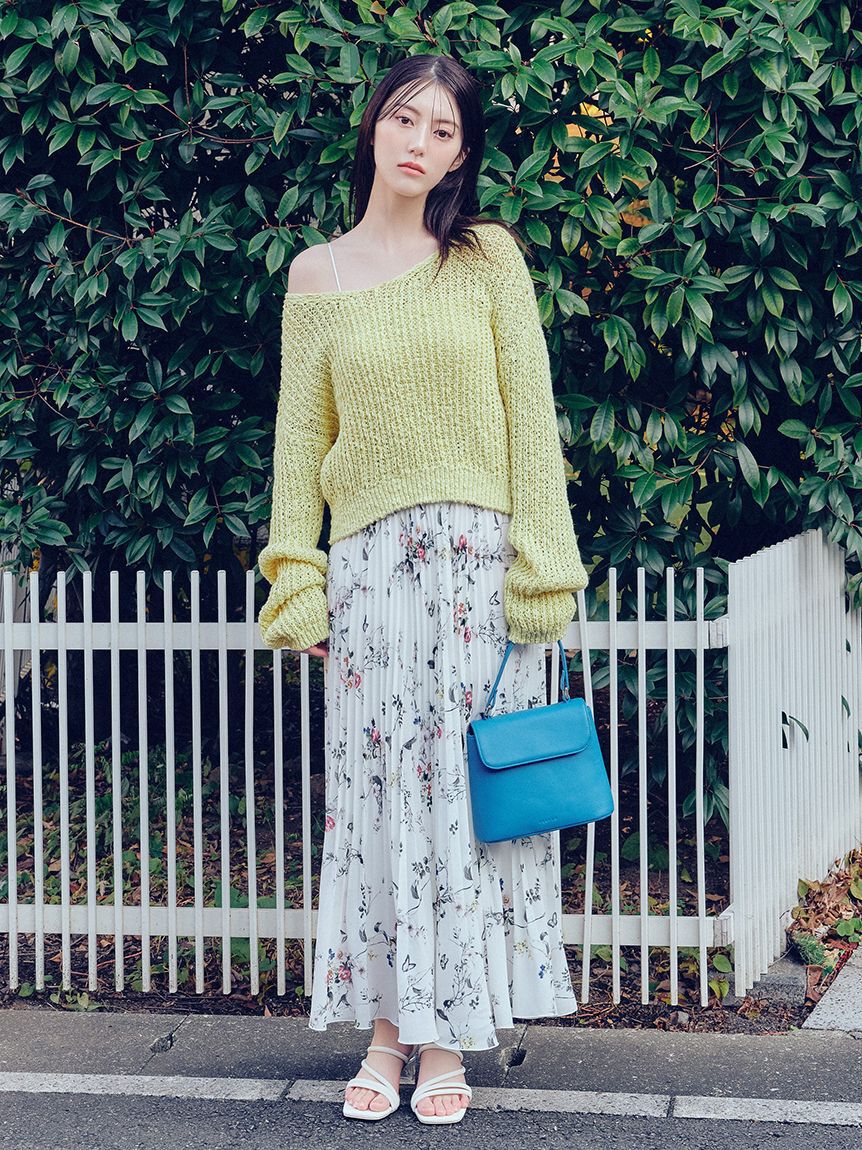 FRAY I.D「スラブコットンローゲージニット」|ニット・セーター|