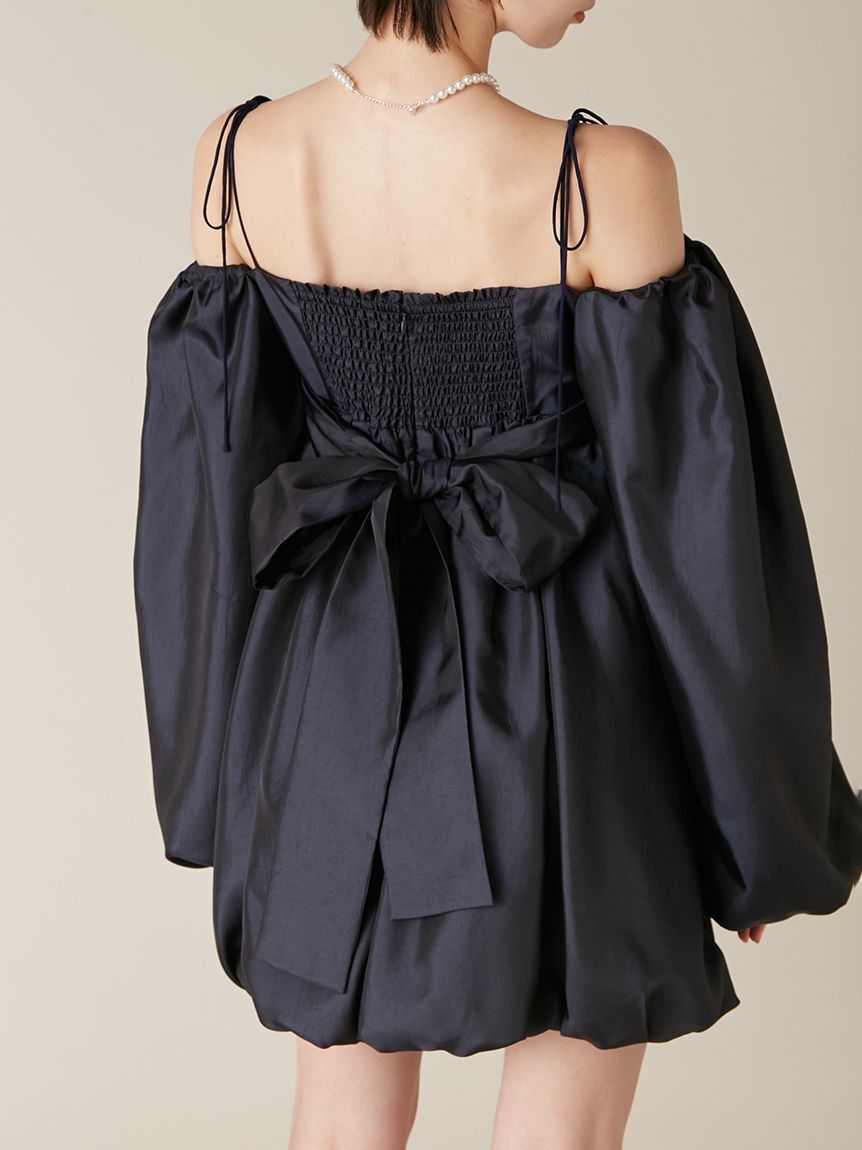 LILY BROWN「バルーンミニドレス」|ワンピース|