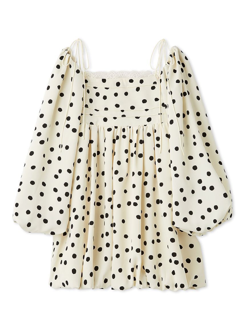 LILY BROWN「バルーンミニドレス」|ワンピース|