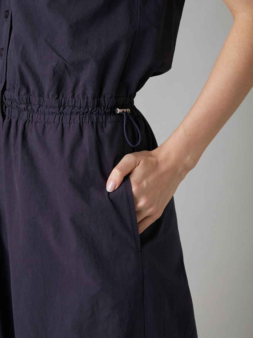 LILY BROWN「サテンキャミレイヤードオフショルコンビネゾン」|ワンピース|