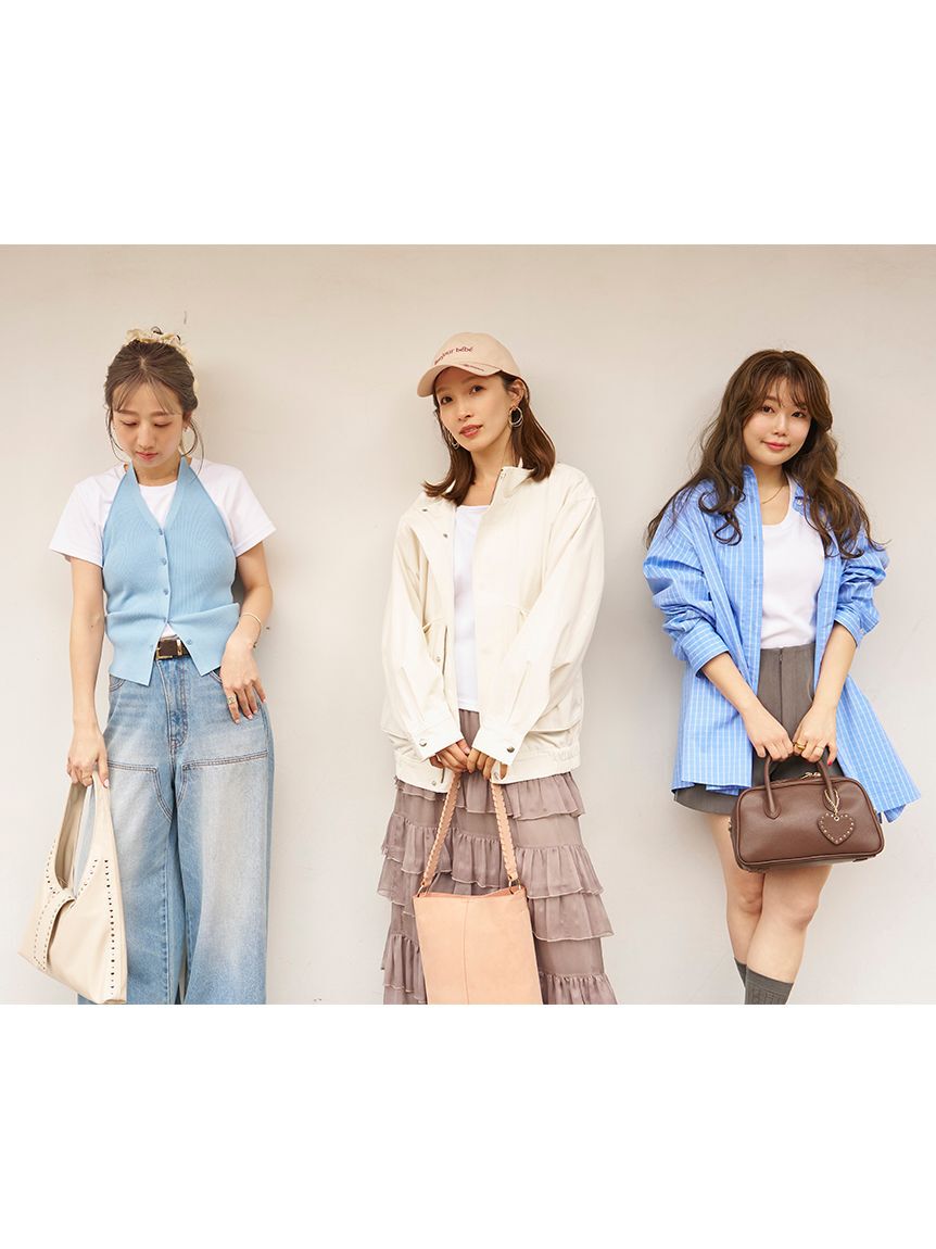 LILY BROWN Lingerie「骨格タイプ別カップインTシャツ【ストレート】（接触冷感）」|Tシャツ・カットソー|