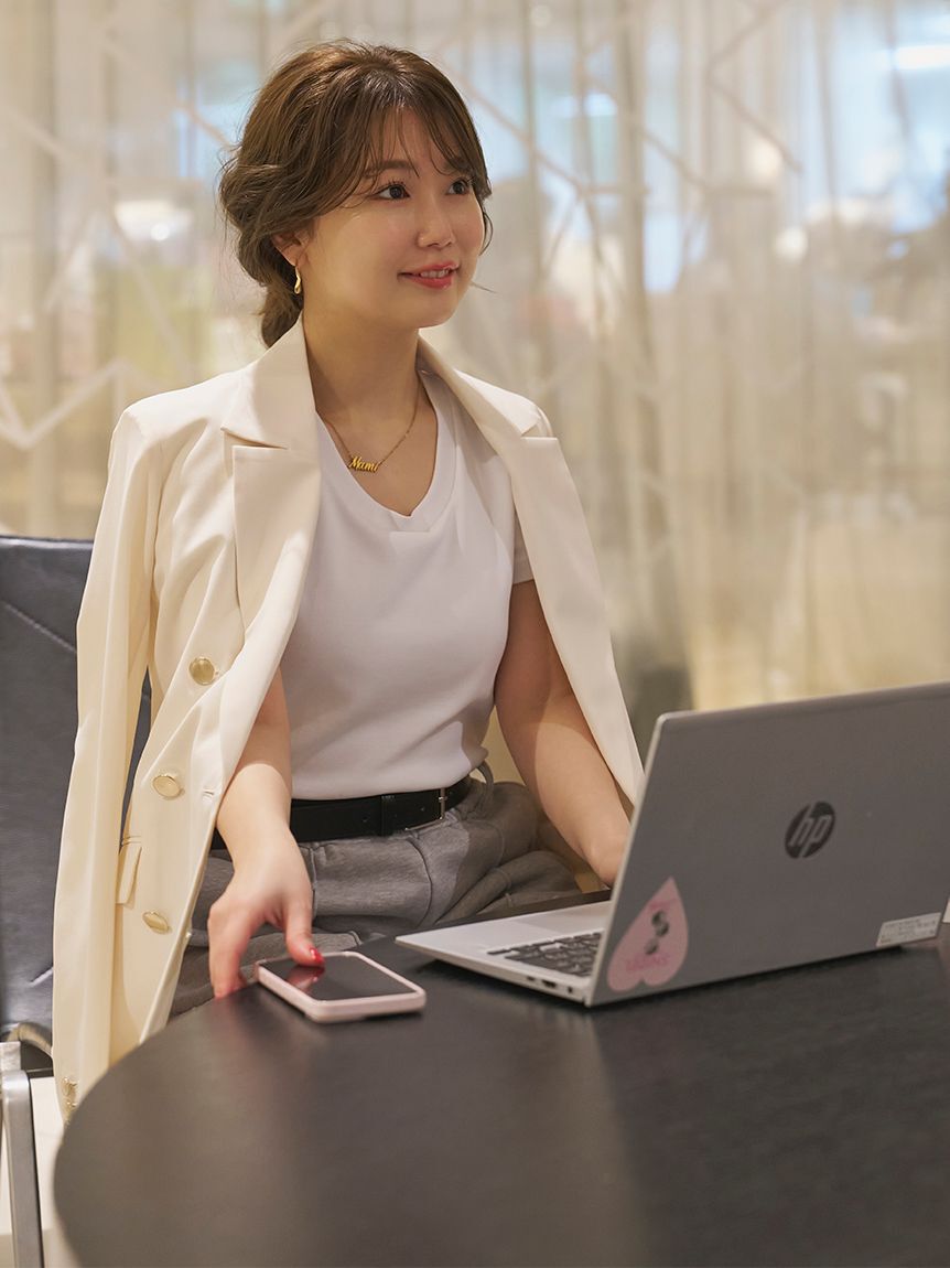 LILY BROWN Lingerie「骨格タイプ別カップインTシャツ【ストレート】（接触冷感）」|Tシャツ・カットソー|