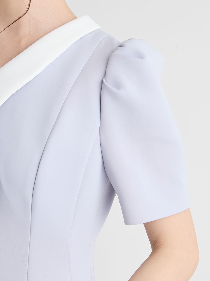 CELFORD「【洗える】デタッチャブルポンチマーメイドワンピース」|ワンピース|