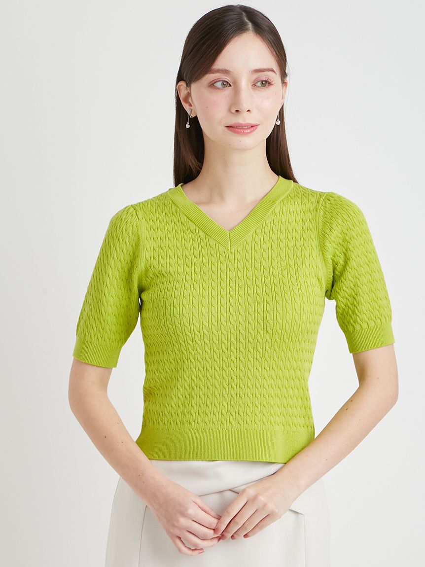 CELFORD「デタッチャブルケーブルニットプルオーバー」|ニット・セーター|