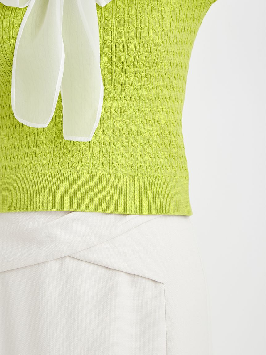 CELFORD「デタッチャブルケーブルニットプルオーバー」|ニット・セーター|