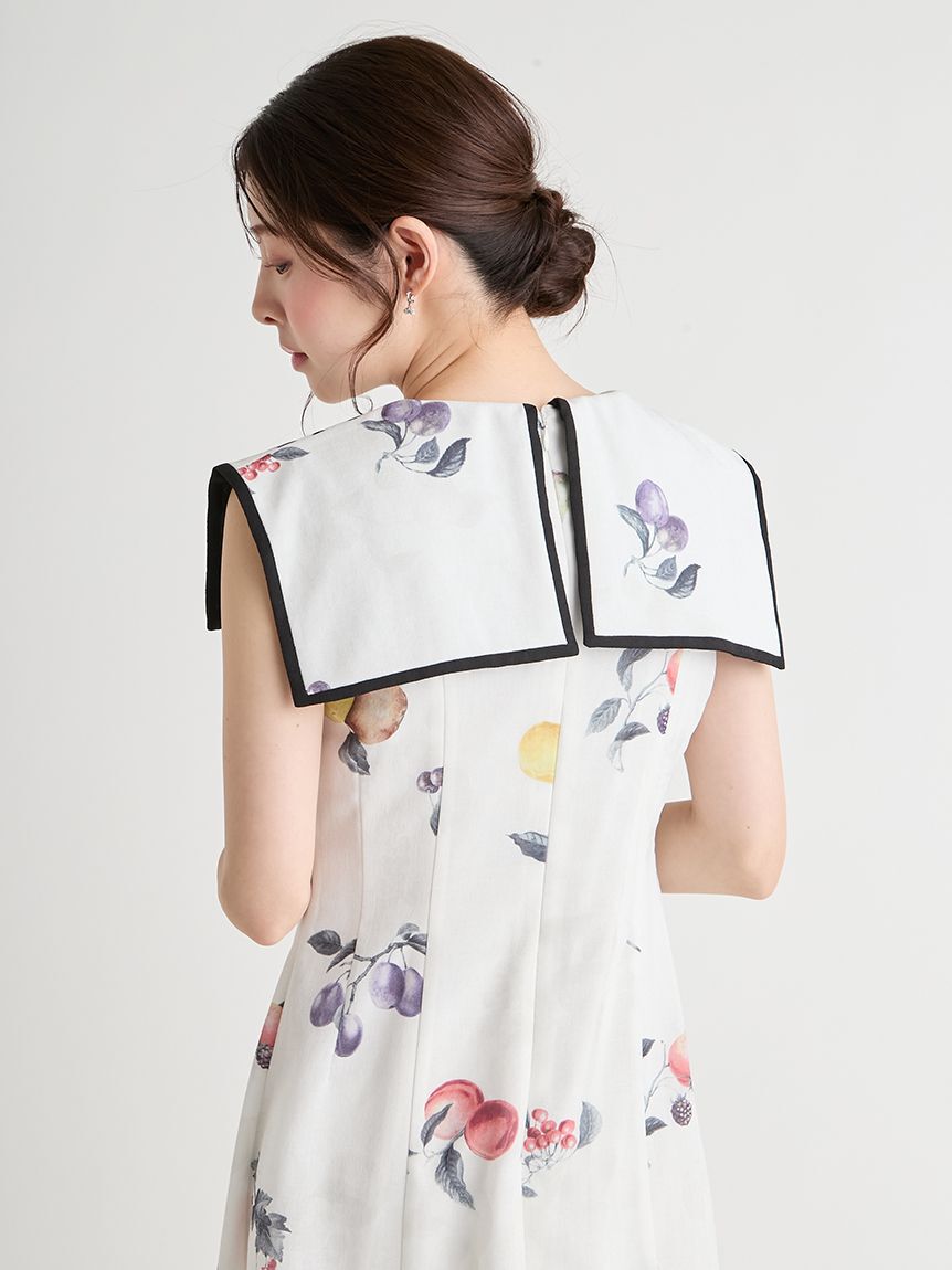 CELFORD「【洗える】フルーツプリントワンピース」|ワンピース|