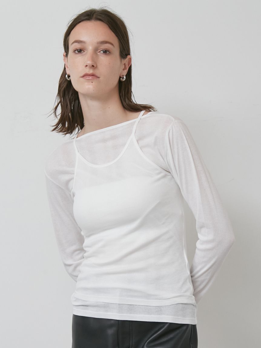 styling/「【MILLER&times;styling/】レイヤード2WAYトップ」|Tシャツ・カットソー|