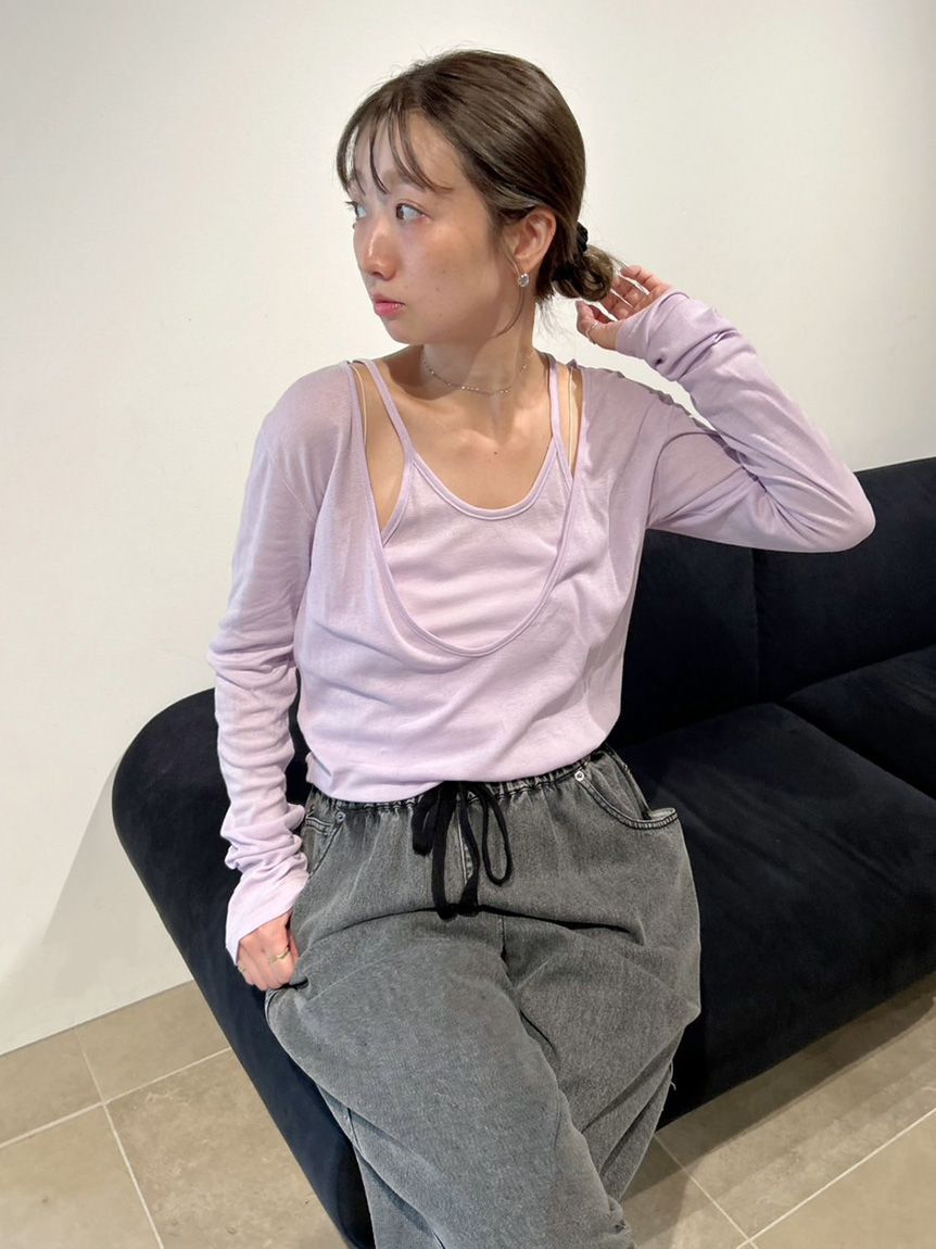 styling/「【MILLER&times;styling/】レイヤード2WAYトップ」|Tシャツ・カットソー|PPL