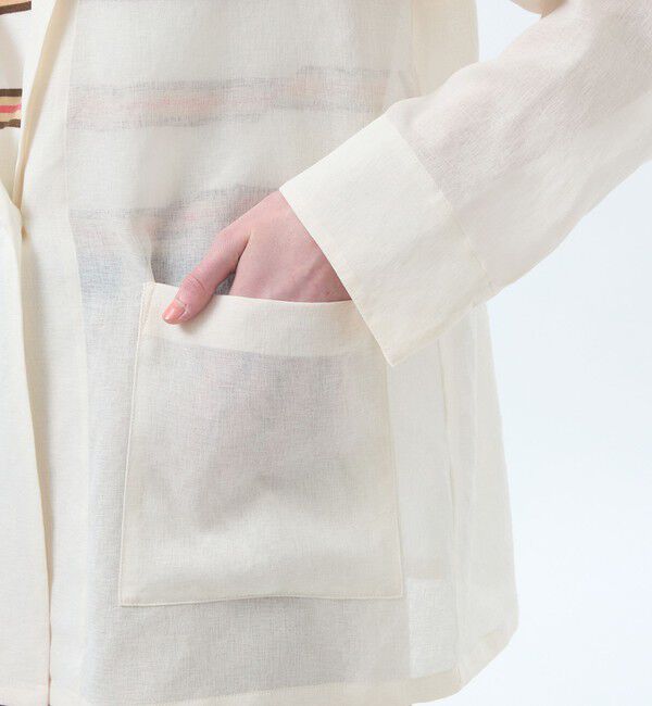 MACKINTOSH PHILOSOPHY「シアーガーゼライトジャケット」|テーラードジャケット|