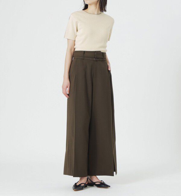  「2フェイスショートスリーブトップス」|ニット・セーター|