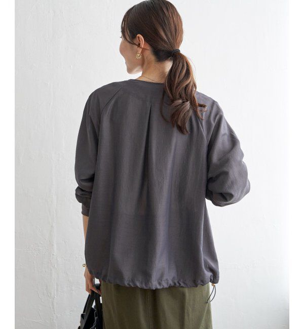 ikka「ライトブルゾン」|ブルゾン・スタジャン|