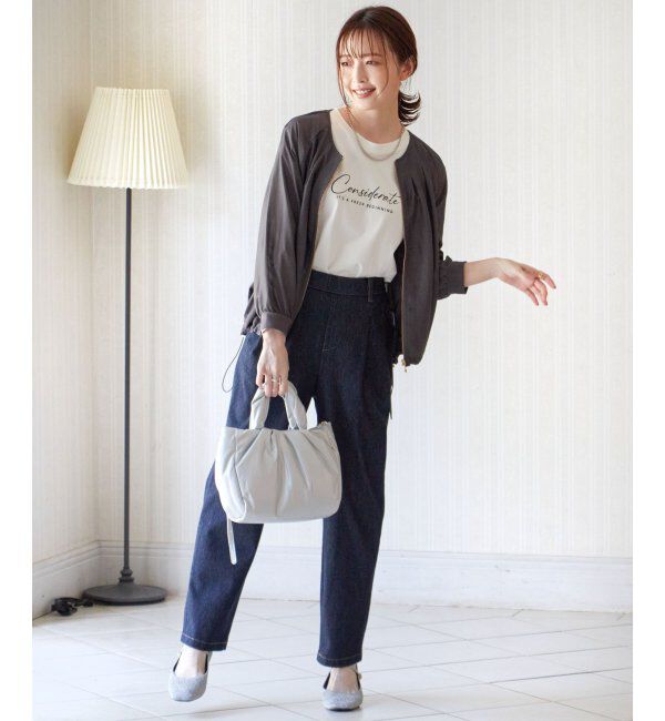 ikka「ライトブルゾン」|ブルゾン・スタジャン|