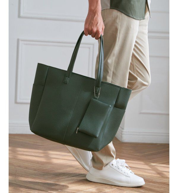 ikka「【雑誌MonoMax5月号掲載】シュリンクジップトートバッグ」|その他|