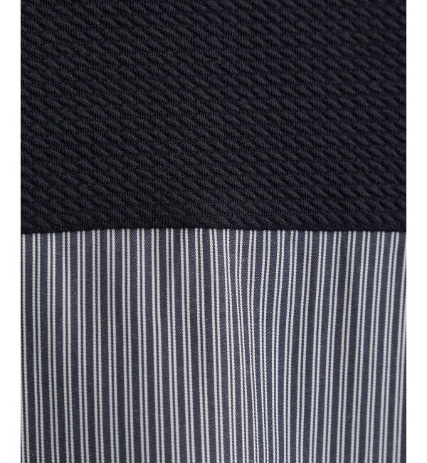 ikka「異素材切り替えサイドリボンプルオーバー」|その他|