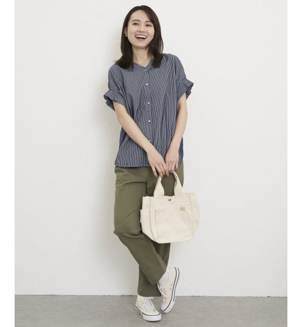 ikka「シアサッカー2WAY袖タックプルオーバー」|その他|