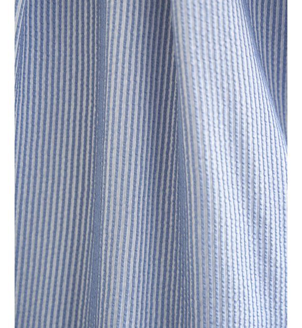 ikka「シアサッカー2WAY袖タックプルオーバー」|その他|