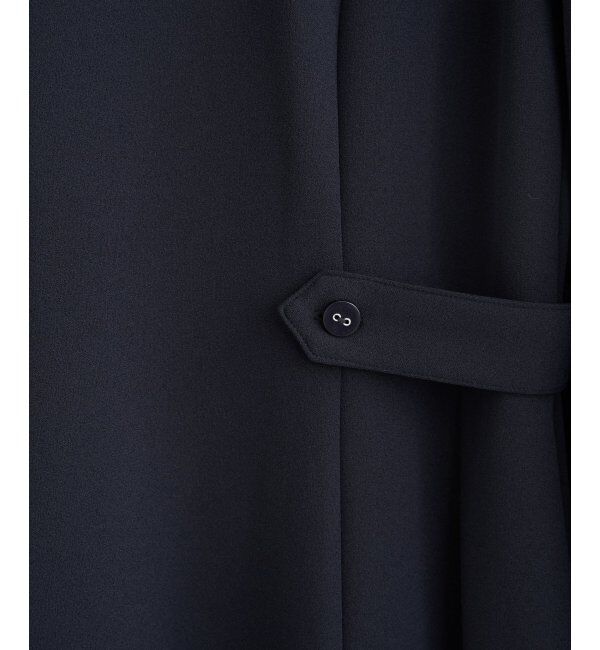 IKKA LOUNGE「カットジョーゼットウエストタブワンピース」|ドレス|