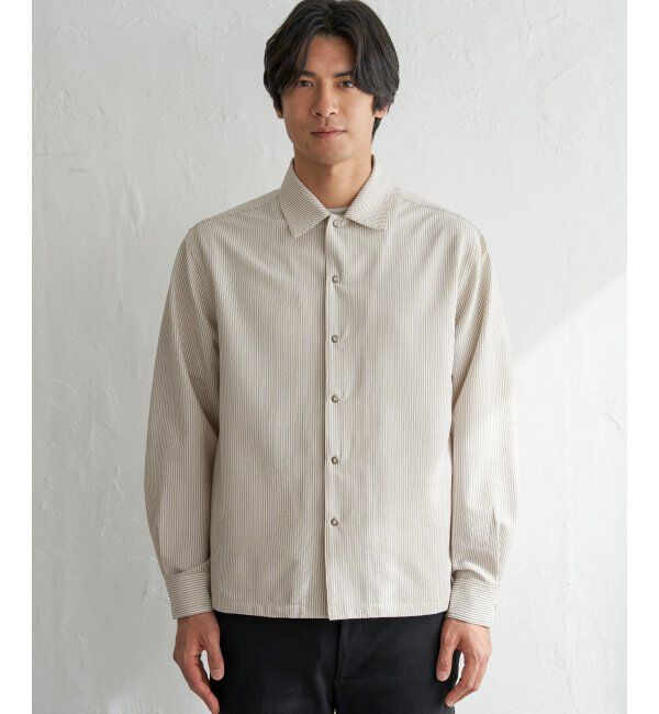 ikka「イージケアサッカースナップシャウター」|ブルゾン・スタジャン|