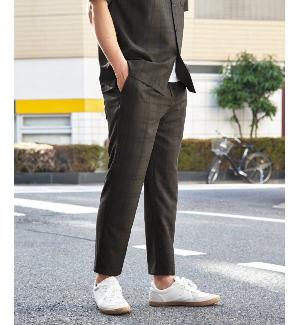 ikka「【セットアップ対応】Reflax(R)冷感UVイージーアンクルパンツ」|その他|