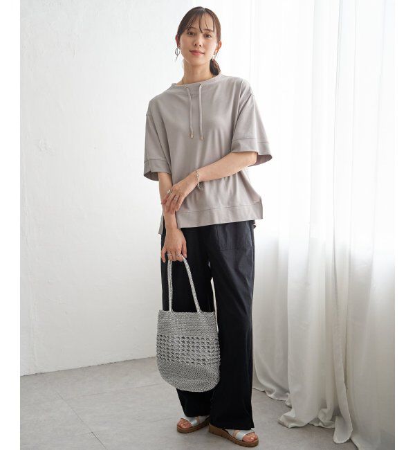 ikka「【接触冷感】鹿の子スピンドルプルオーバー」|その他|