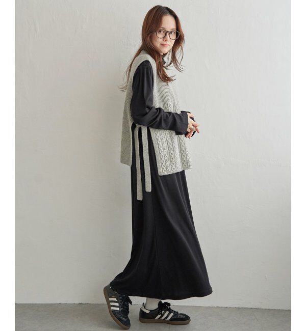 Lbc with Life「リブカットソーワンピース」|ワンピース|