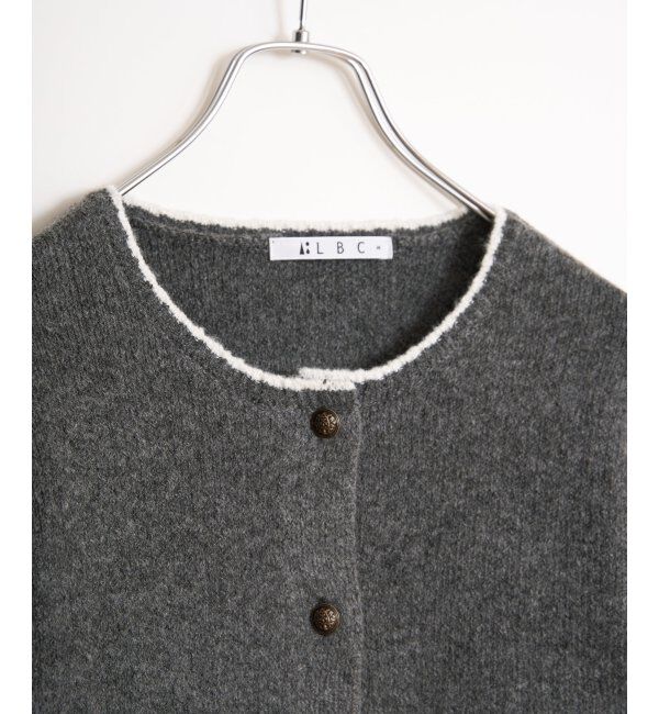 Lbc with Life「配色ポケットショートカーディガン」|カーディガン|