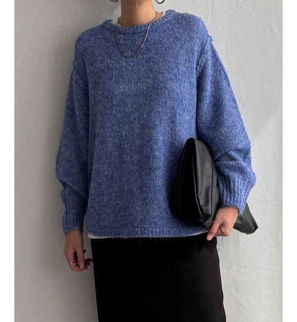 Lbc with Life「モヘヤタッチラウンドヘムPO」|カーディガン|