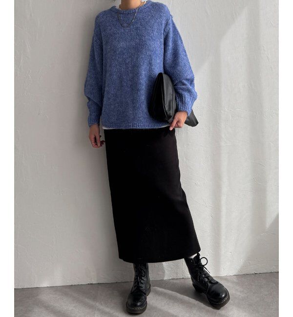 Lbc with Life「モヘヤタッチラウンドヘムPO」|カーディガン|