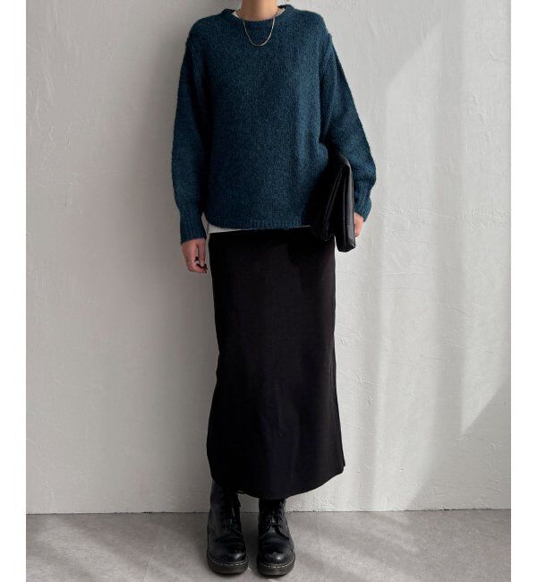 Lbc with Life「モヘヤタッチラウンドヘムPO」|カーディガン|