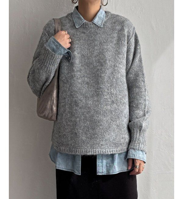 Lbc with Life「モヘヤタッチラウンドヘムPO」|カーディガン|