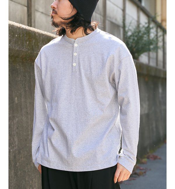 VENCE share style「【Goodwear】ヘンリーネックBIGロンT」|Tシャツ・カットソー|
