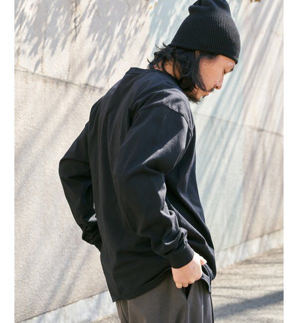 VENCE share style「【Goodwear】ヘンリーネックBIGロンT」|Tシャツ・カットソー|