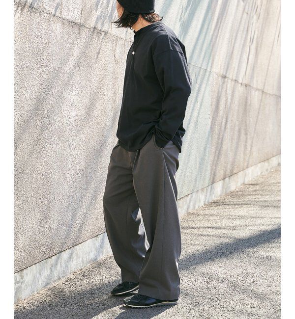 VENCE share style「【Goodwear】ヘンリーネックBIGロンT」|Tシャツ・カットソー|