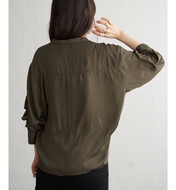 VENCE share style「袖フリルブラウス」|シャツ・ブラウス|