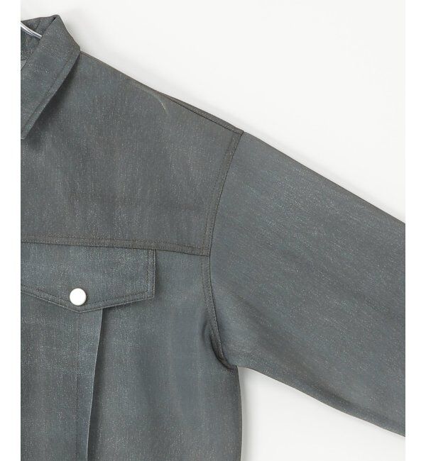 VENCE share style「シアーダンボールデニムプリントGジャン」|ブルゾン・スタジャン|