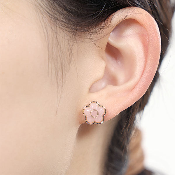 MARY QUANT「マーブルキャンディデイジー ピアス」|ピアス|
