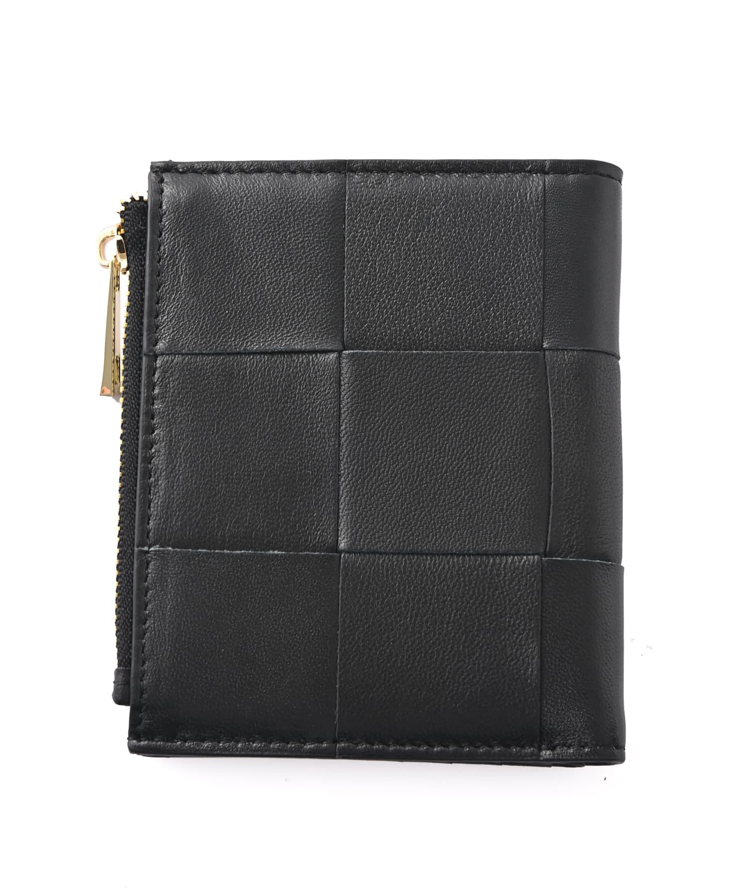 STYLE DELI「【DELI by】編み込みリアルレザー二つ折りウォレット」|財布|